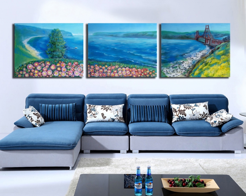 Golden Gate view by artist Anastasia Shimanskaya